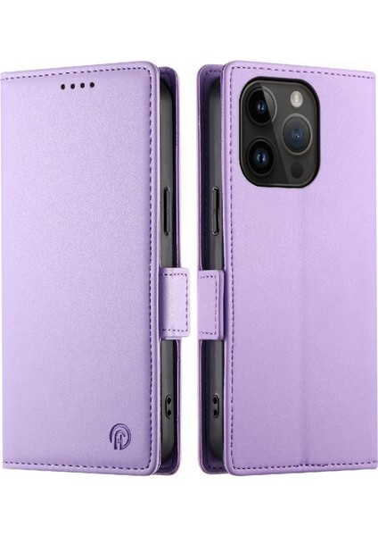 IPhone 14 Pro Günlük Kullanım Için Flip Case Kart Yuvaları Cüzdan Çevirme Iş (Yurt Dışından)