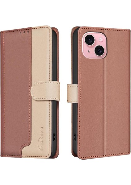 IPhone 14 Için Flip Case Artı Rfıd Engelleme Kart Yuvaları Tutucu Darbeye (Yurt Dışından)