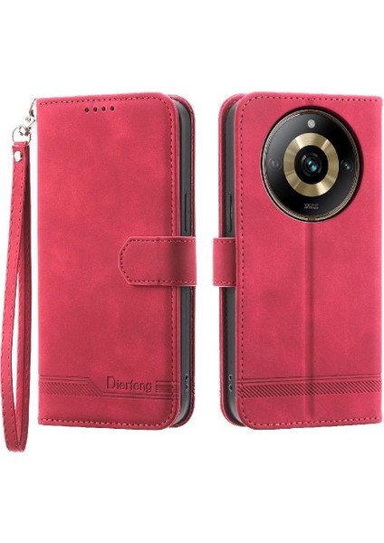Realme 11 Pro Nakit Cep Manyetik Kapatma Premium Kart Için Flip Case (Yurt Dışından)