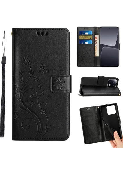 Xiaomi Redmi Not Için Filp Durumda 13 Pro 4g Kickstand Kart Tutucu Bilek Pu (Yurt Dışından)