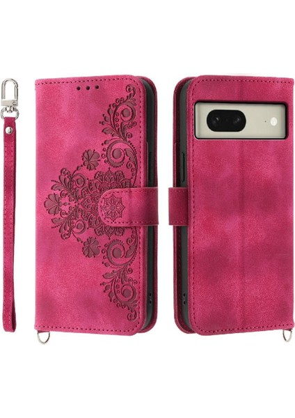 Google Pixel 8 Çoklu Kredi Kartı Yuvaları Bileklik Için Flip Case (Yurt Dışından)