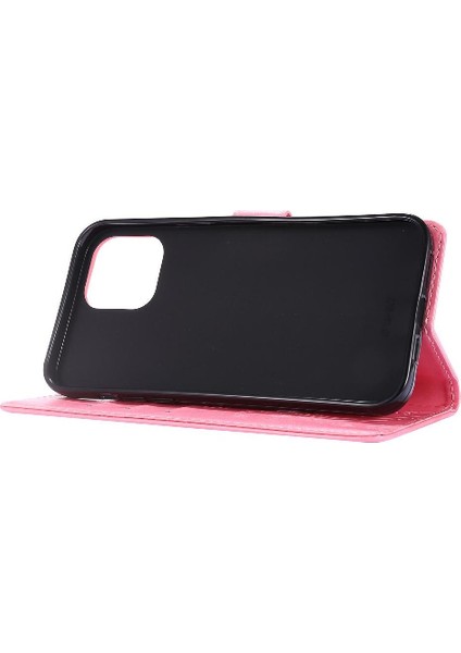 IPhone 14 Için Filp Durumda Pro Kart Tutucu Kickstand Bilek Kayışı Manyetik Pu (Yurt Dışından)