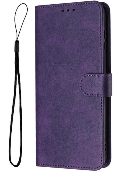 Kart Yuvası ile Toka Kickstand Saf Renk ile IPhone 13 Için Flip Case (Yurt Dışından)