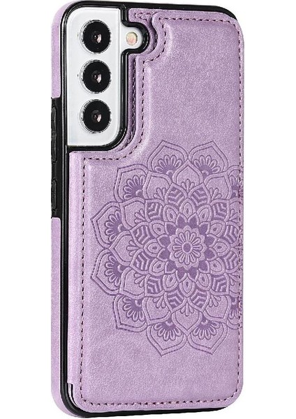 Samsung Galaxy S23 Artı Kabartmalı Mandala Için Kart Tutucu Kılıf ile Cüzdan (Yurt Dışından) fırsatları