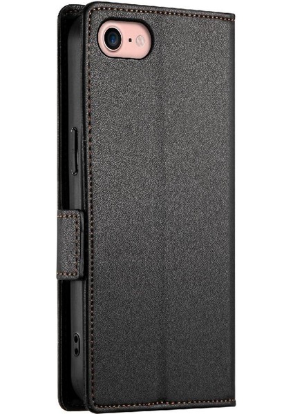 IPhone 7/8 Iş Günlük Kullanım Cüzdan Flip Kart Yuvaları Için Flip Case (Yurt Dışından) modelleri
