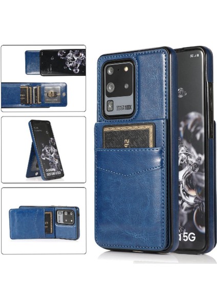 Samsung Galaxy S20 Ultra Manyetik Toka Kickstand Kılıf ile Uyumlu (Yurt Dışından)