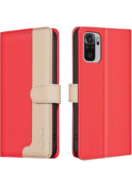 Xiaomi Redmi Not 10 Için Flip Case 4g Rfıd Engelleme Darbeye Tpu Iç (Yurt Dışından)