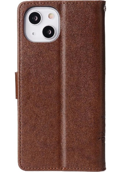 IPhone 15 Için Pu Deri Kickstand Durumda Kart Tutucu Manyetik Kapatma (Yurt Dışından) fırsatları