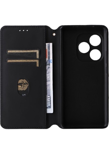 Realme Gt 6t Kart Yuvaları Için Flip Case Tutucu Cüzdan Manyetik Kapatma Pu (Yurt Dışından) fiyatları