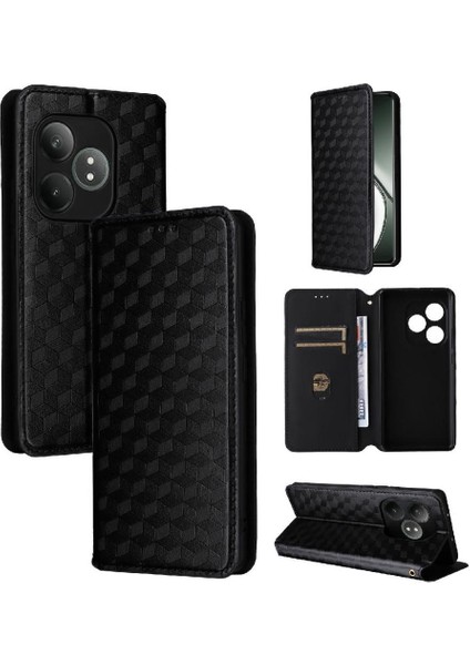 Realme Gt 6t Kart Yuvaları Için Flip Case Tutucu Cüzdan Manyetik Kapatma Pu (Yurt Dışından) indirimleri