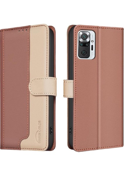 Xiaomi Redmi Not 10 Pro Için Flip Case Rfıd Engelleme Flip Folio Kart Yuvaları (Yurt Dışından) indirimleri