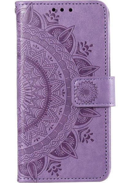 Mays Boutique Motorola Moto G85 Pu Deri Totem Kabartma Cüzdan Kılıf Için Flip Case (Yurt Dışından)