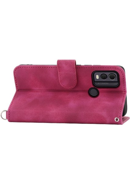 Nokia C22 Kabartmalı Çoklu Kredi Kartı Yuvaları Için Flip Case Darbeye (Yurt Dışından) fırsatları