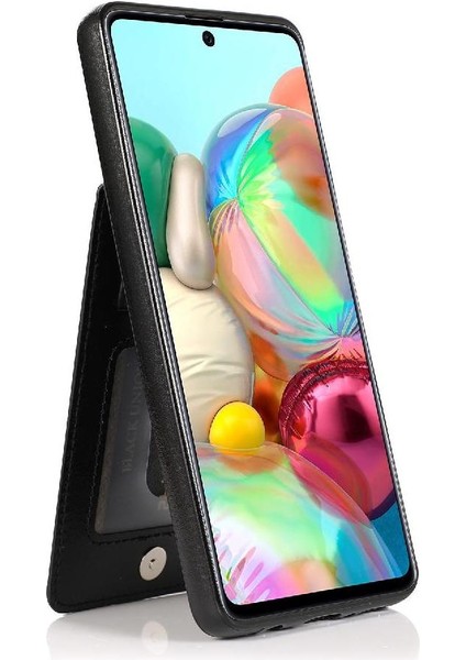 Samsung Galaxy A71 5g Premium Deri Manyetik Toka ile Uyumlu (Yurt Dışından)