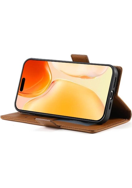 IPhone 16 Için Flip Case Kartvizit Yuvaları Flip Cüzdan Günlük Kullanım (Yurt Dışından) modelleri