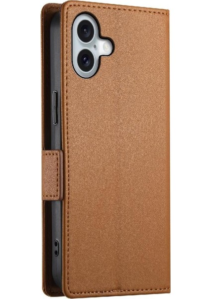 IPhone 16 Için Flip Case Kartvizit Yuvaları Flip Cüzdan Günlük Kullanım (Yurt Dışından) indirimleri