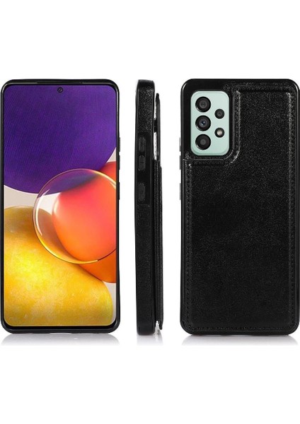 Mays Boutique Cüzdan Kılıf Samsung Galaxy A73 5g Pu Deri Kart Yuvaları Çift Toka (Yurt Dışından)