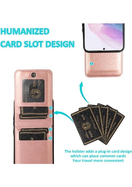 Kredi Manyetik ile Samsung Galaxy S23 Artı Durumda Cüzdan ile Uyumlu (Yurt Dışından) modelleri