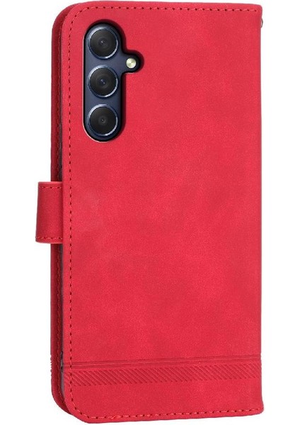 Samsung Galaxy M54 Kart Yuvaları Manyetik Kapatma Bileklik Için Flip Case (Yurt Dışından) indirimleri
