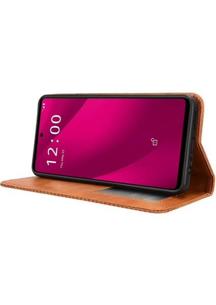T-Cep T Telefon 2 Pro 5g Cüzdan Manyetik Kapatma Pu Deri Için Kılıf (Yurt Dışından) modelleri