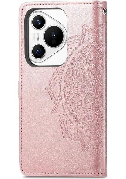 Mays Boutique Huawei Pura 70 Flip Kapak Için Flip Case Basit Iş Zarif Desen (Yurt Dışından)