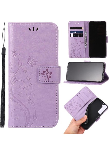Samsung Galaxy S22 5g Kickstand Kart Tutucu Manyetik Kapatma Için Filp Durumda (Yurt Dışından)