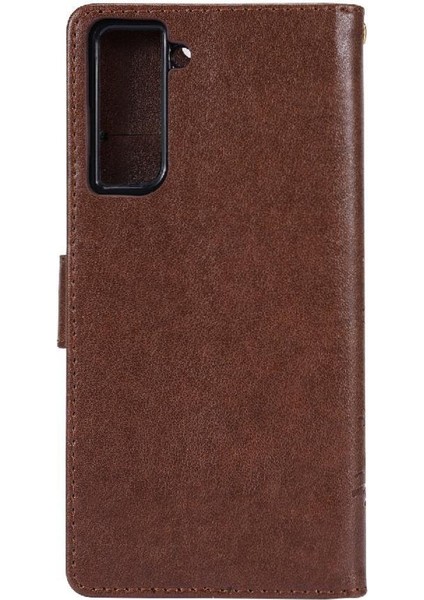 Samsung Galaxy S21 Için Kickstand Durumda Kart Tutucu Manyetik Kapatma Pu (Yurt Dışından) fırsatları