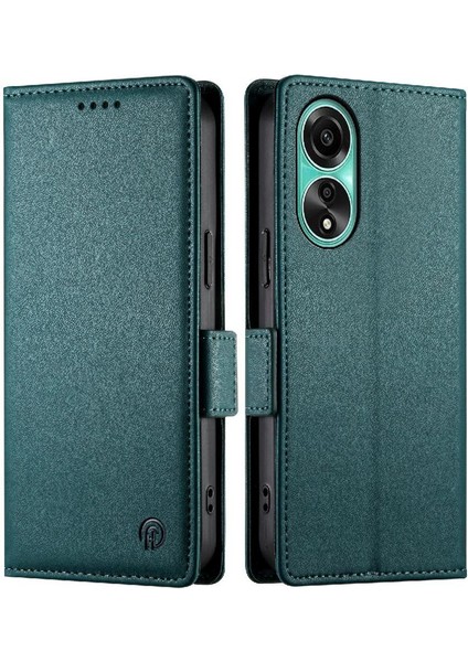 Oppo A78 4g Günlük Kullanım Için Flip Case Kartvizit Yuvaları Cüzdan Flip (Yurt Dışından)