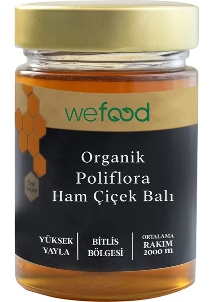 Organik Polifloralı Ham Çiçek Balı 460 g