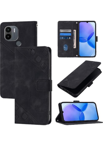 Xiaomi Poco C51 4g Için Kılıf Cüzdan Kapak Çevirin Kart Tutucu Manyetik Deri (Yurt Dışından)