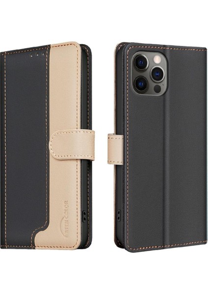 IPhone 14 Için Flip Case Pro Kickstand Kart Yuvaları Tutucu Flip Folio Tpu (Yurt Dışından)