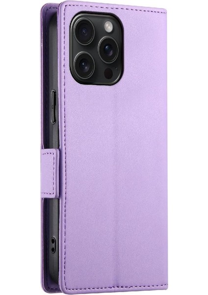 IPhone 15 Için Flip Case Pro Max Flip Cüzdan Günlük Kullanım Kart Yuvaları Iş (Yurt Dışından)