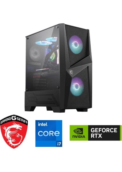 16GB RTX4060Tİ - Gaming Pc Ddr5 - Intel Core I7 14700KF - 32 GB Ddr5 Ram - 1 Tb M.2 SSD - Sıvı Sogutmalı -