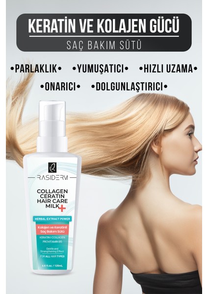 Rasiderm - Kolajen Ve Keratinli Saç Bakım Sütü 150ml modelleri