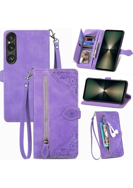 Sony Xperia 1 Vı Cüzdan Çoklu Kart Yuvası Çok Renkli Flip Case (Yurt Dışından)