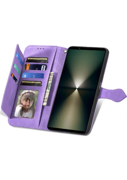 Sony Xperia 1 Vı Cüzdan Çoklu Kart Yuvası Çok Renkli Flip Case (Yurt Dışından)