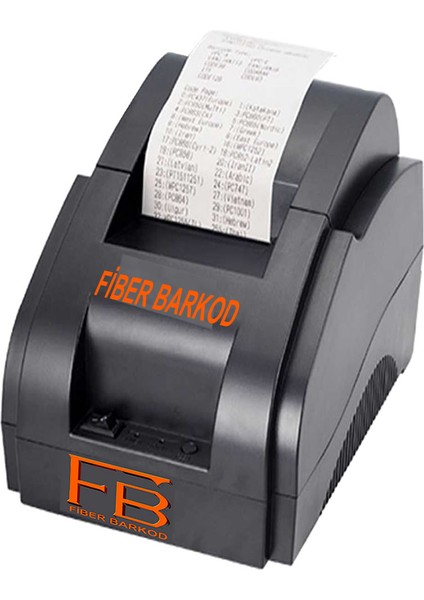 Market Barkod Sistemi-9 Full Sistem / Fiber Barkod