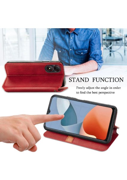 Zte A34 Moda Tasarımı Zarif Iş Çevirme Kapağı Deri Flip Case (Yurt Dışından) fırsatları