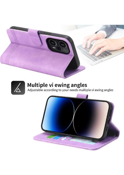 Xiaomi Redmi Not 12 Turbo Nakit Cep Kartı Yuvaları Premium Için Flip Case (Yurt Dışından)