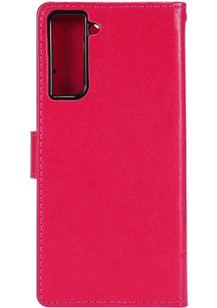 Samsung Galaxy S21 Için Kickstand Durumda Kart Tutucu Manyetik Kapatma Pu (Yurt Dışından) modelleri