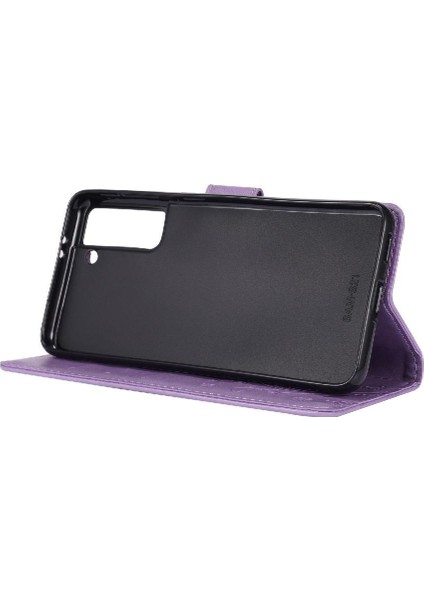 Samsung Galaxy S21 Için Kickstand Durumda Kart Tutucu Manyetik Kapatma Pu (Yurt Dışından) indirimleri