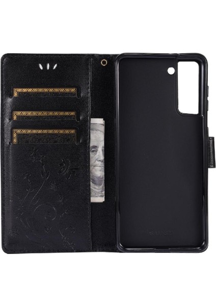 Samsung Galaxy S21 Için Kickstand Durumda Kart Tutucu Manyetik Kapatma Pu (Yurt Dışından) fiyatları