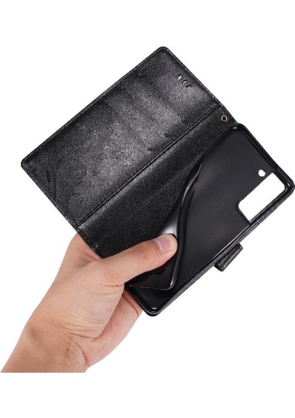 Samsung Galaxy S21 Için Kickstand Durumda Kart Tutucu Manyetik Kapatma Pu (Yurt Dışından) fırsatları