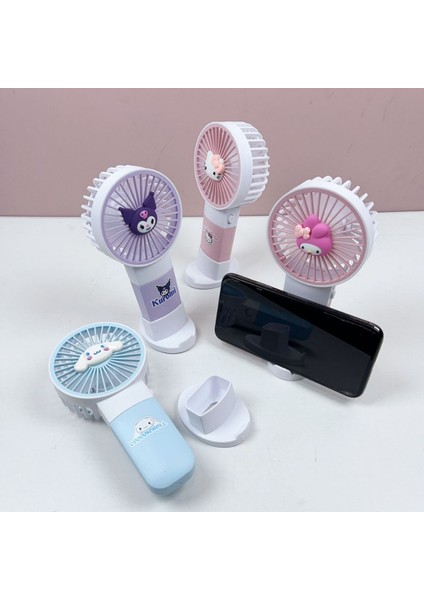 Cacaokawaii Hello Kitty Kuromi My Melody El Tipi Mini Fan (Yurt Dışından) modelleri