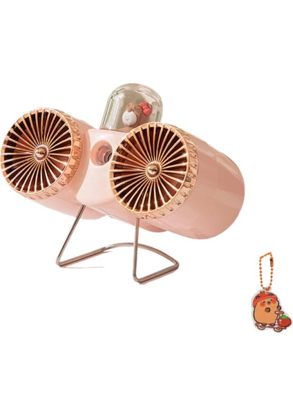 Cacaosprey Soğutma Fanı El USB Şarj Edilebilir Mini Masaüstü Fanı (Yurt Dışından)