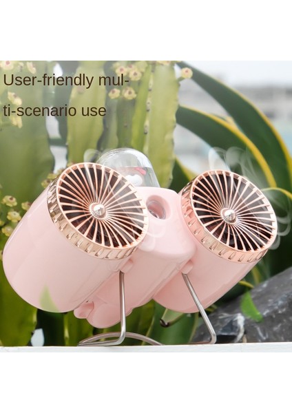 Cacaosprey Soğutma Fanı El USB Şarj Edilebilir Mini Masaüstü Fanı (Yurt Dışından) fırsatları