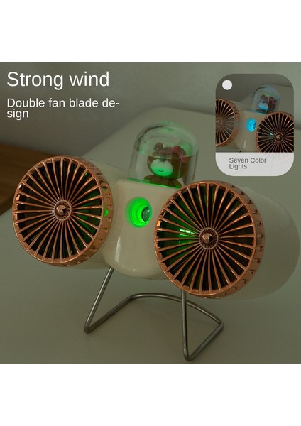Cacaosprey Soğutma Fanı El USB Şarj Edilebilir Mini Masaüstü Fanı (Yurt Dışından) indirimleri