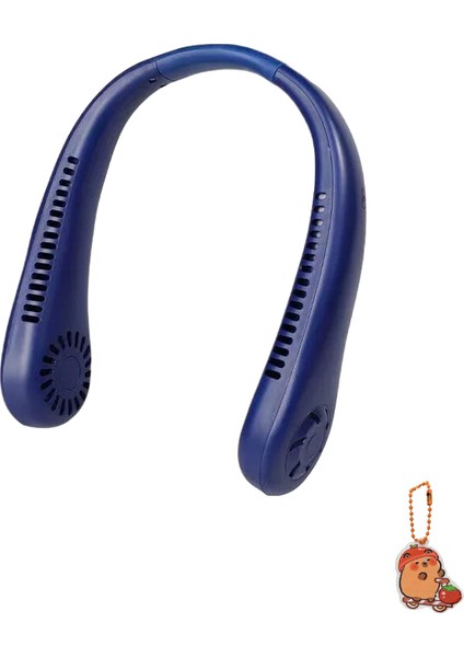 Cacao1 Adet Fan 1200MAH Yeni Mini Boyun Taşınabilir Bıçaksız Asılı Boyun Şarj Havası Soğutucusu 3 Hızlı (Yurt Dışından)