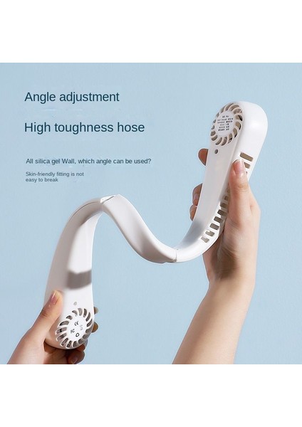 Cacao1 Adet Fan 1200MAH Yeni Mini Boyun Taşınabilir Bıçaksız Asılı Boyun Şarj Havası Soğutucusu 3 Hızlı (Yurt Dışından) fiyatları