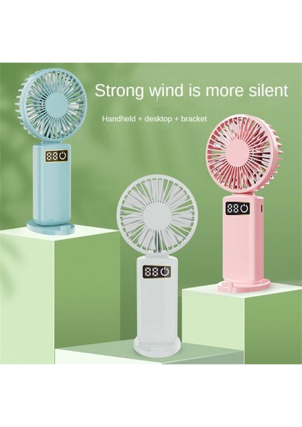Cacaodijital Ekran Mini Fan USB 400 Mah El Küçük Elektrikli Fan Taşınabilir Öğrenci Soğutma (Yurt Dışından) fiyatları